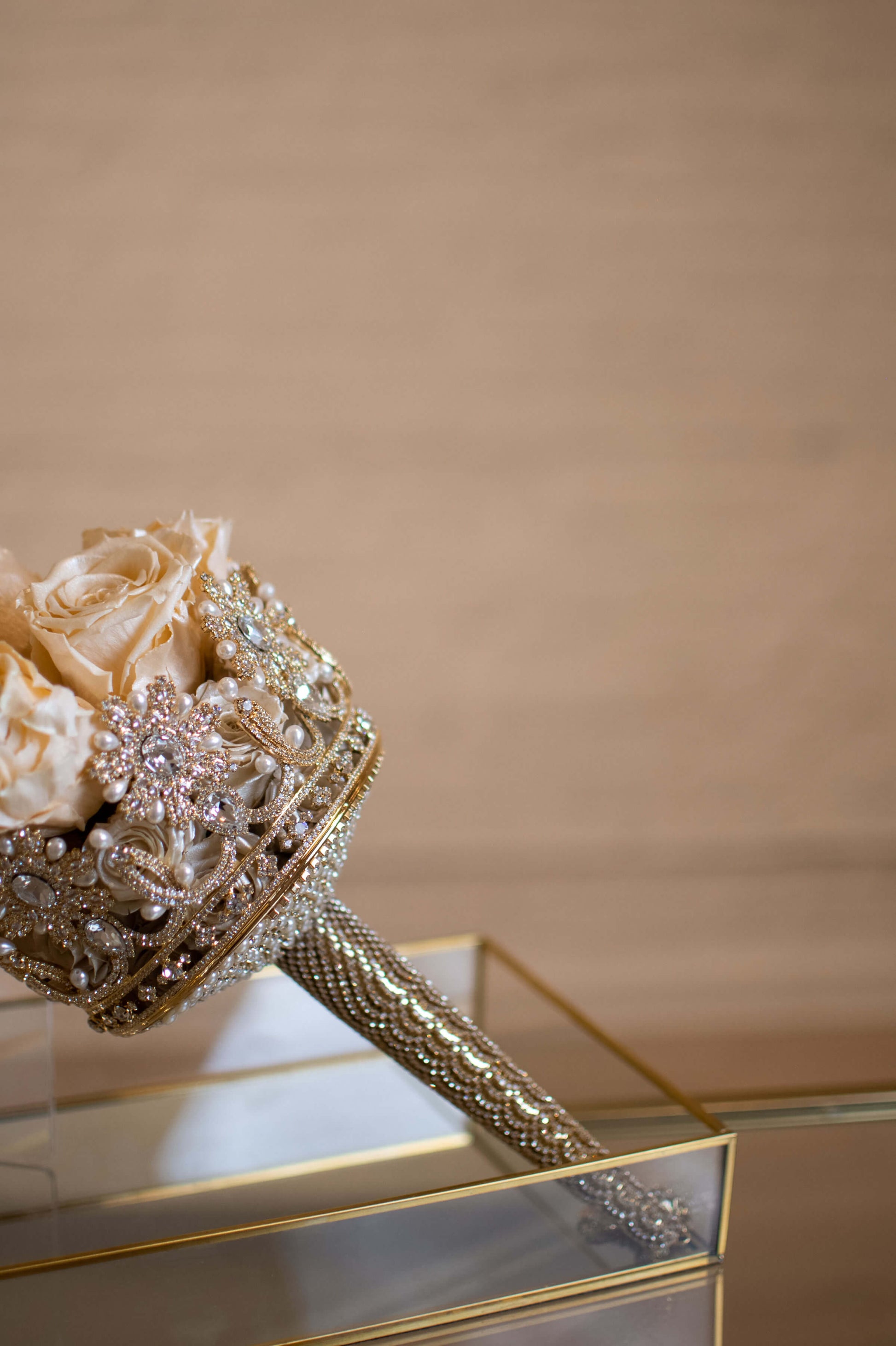 Timeless Elegance Gold Bouquet  Teya's Flowers – Le Jardin NY